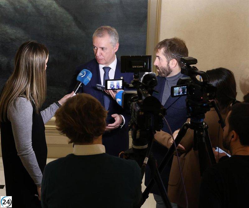 Urkullu exige seguridad jurídica y estabilidad para proteger a Euskadi.