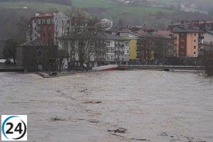 El Gobierno Vasco levanta el Plan de Emergencias por Inundaciones a las 15.00 horas.