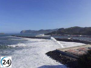 Euskadi en alerta por olas de 2 metros y marea especialmente fuerte