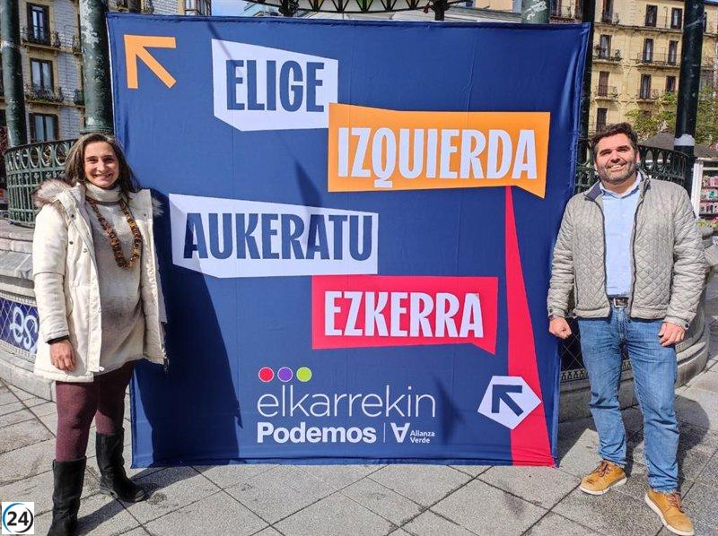 Elkarrekin Podemos protege el comercio local limitando nuevas superficies comerciales.
