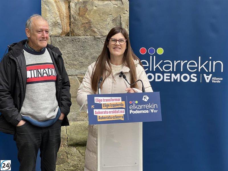 Podemos rechaza creación de fronteras en el Aberri Eguna y promueve una vida digna en Euskadi.