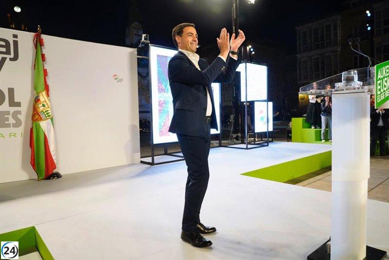 Pradales condena propuesta de Bildu y defiende Ertzaintza con poder disuasorio ante criminales.