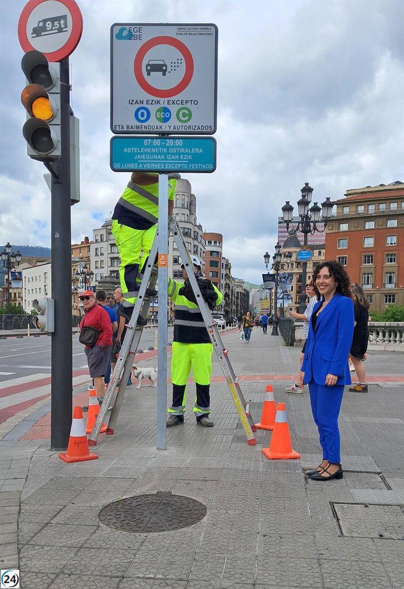Bilbao asegura que la zona de bajas emisiones beneficia la salud de los vecinos.