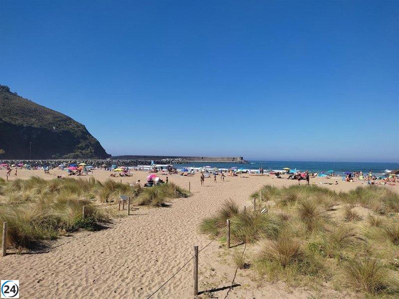Advertencia de baño en playas de Guipúzcoa: precaución en Orio, Zarautz, Gaztetape, Itzurun y Deba.