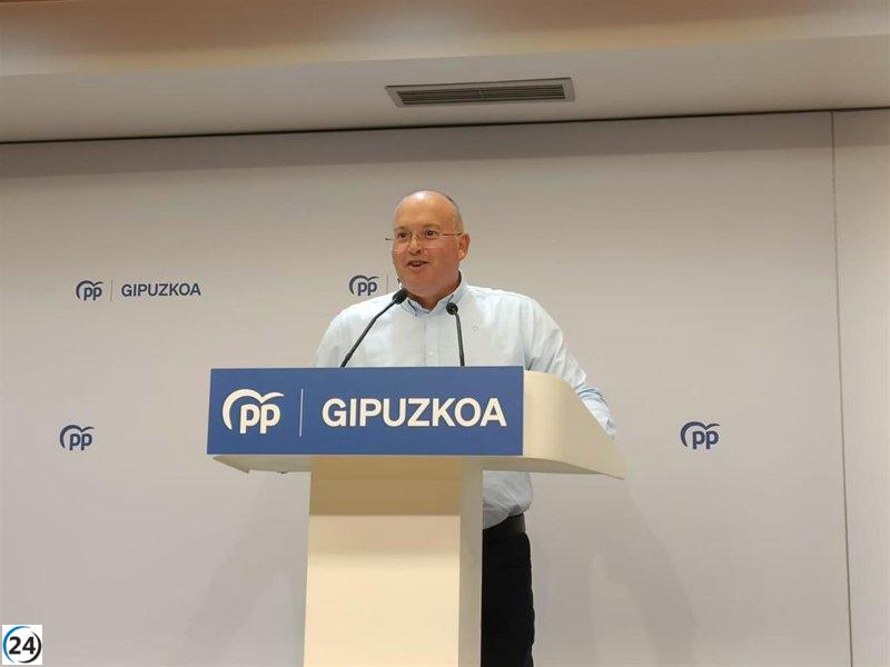 Tellado denuncia la falta de diferenciación entre el PNV y Bildu y critica su sumisión a Sánchez.