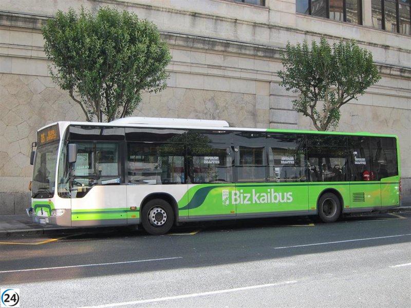 Bizkaibus extenderá las tarifas reducidas hasta que se aclare la situación del transporte.