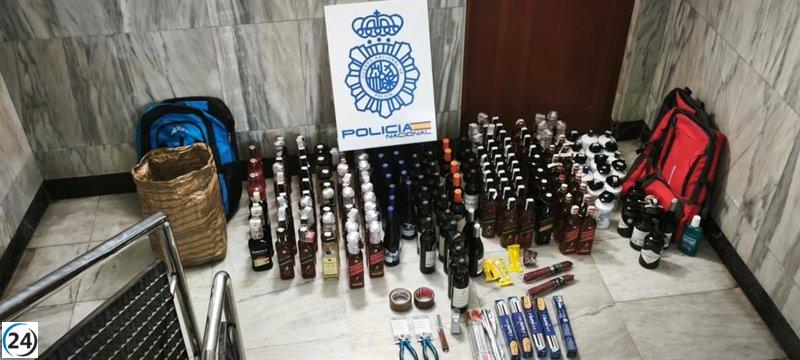 Arrestado en Bilbao por robar más de 4.000 euros en alcohol que llevaba en su coche.