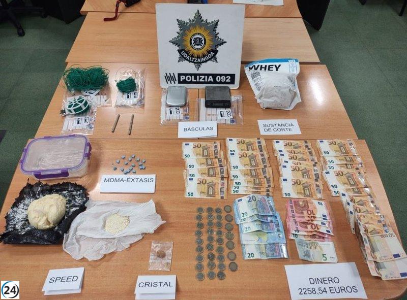 Cae en Vitoria con más de medio kilo de speed y éxtasis; acaba tras las rejas.
