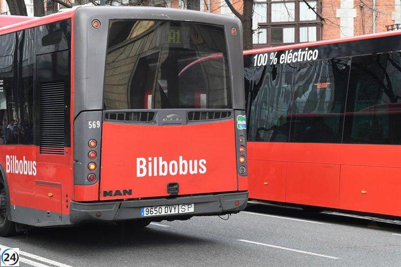 Subida histórica del 12,8% en el transporte urbano por bus en el País Vasco en enero.