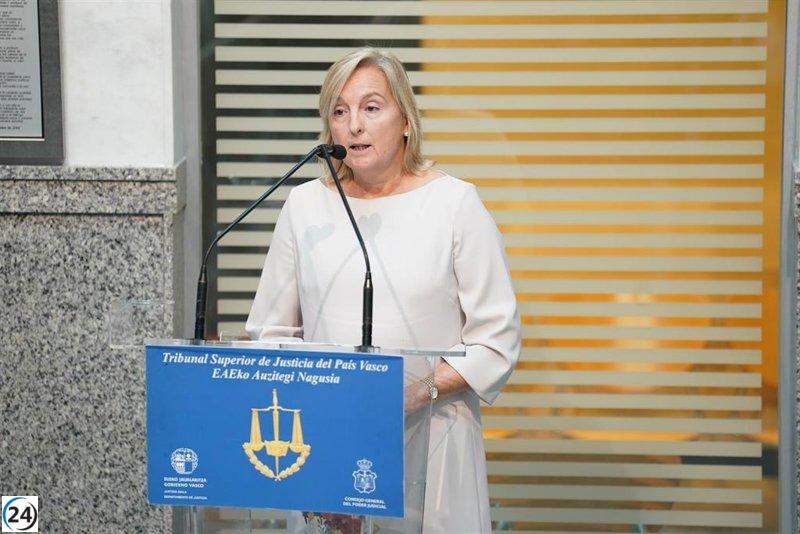 Reyes Goenega se mantendrá al frente de la Audiencia de Bizkaia.