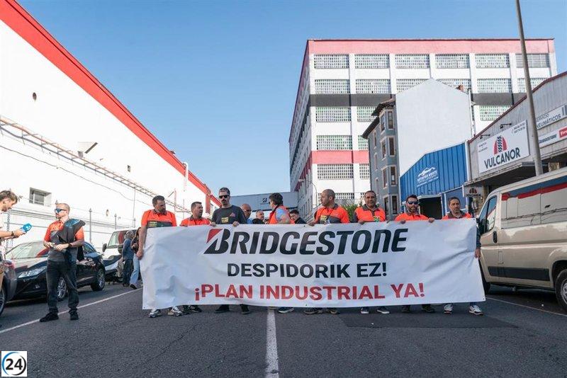Huelga en Bridgestone Basauri alcanza su segunda jornada con respaldo absoluto.
