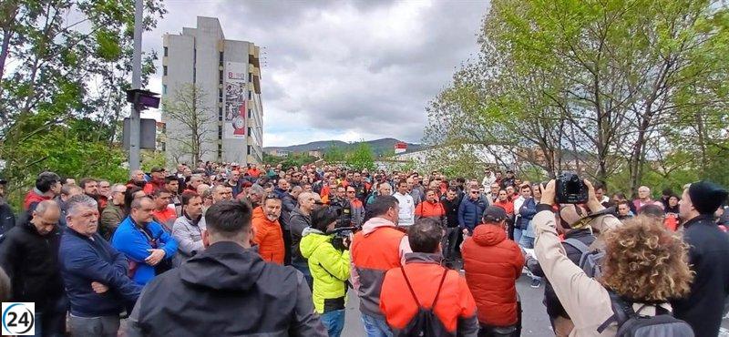 Bridgestone Basauri anuncia tres días de paros para finales de abril.
