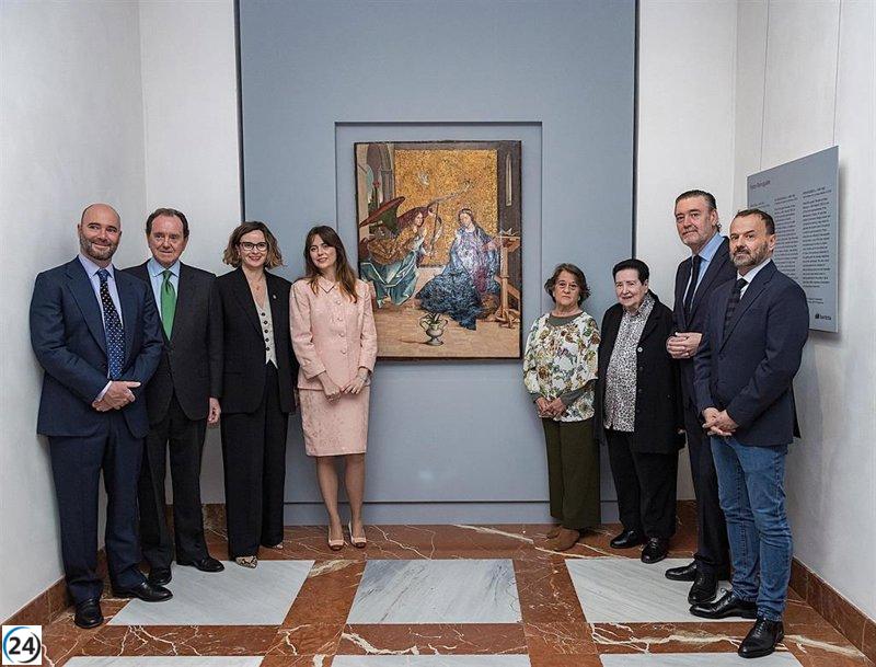 El Museo de Bellas Artes de Bilbao muestra la restauración de 'La Anunciación' de Pedro Berruguete, préstamo por cinco años.
