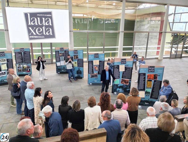 Laukiz rinde tributo a Estepan Urkiaga 'Lauaxeta' en el 120 aniversario de su nacimiento.