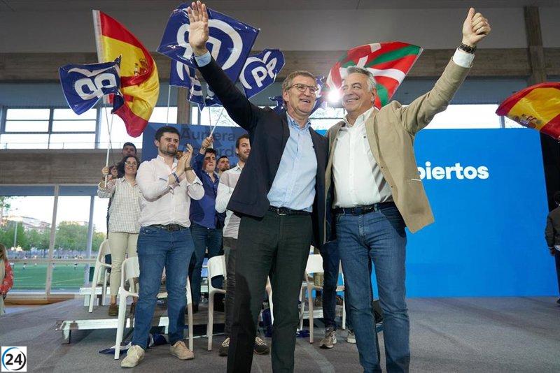 Feijóo llega a Euskadi esta semana en su campaña rumbo al Congreso de julio.