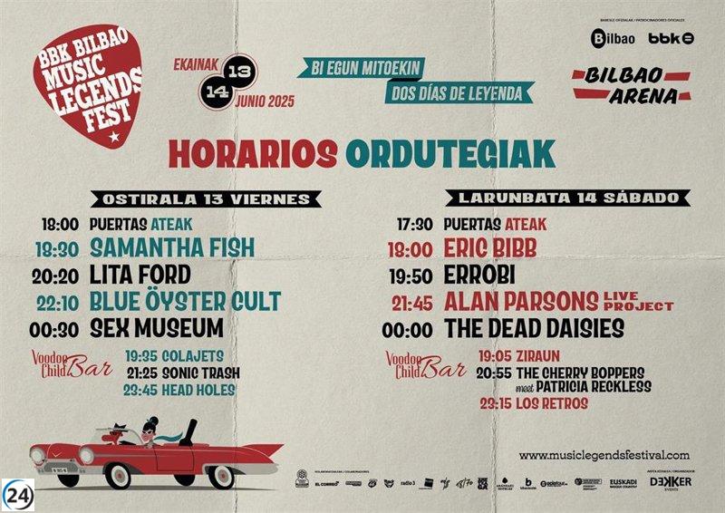 BBK Bilbao Music Legends Fest arranca este sábado con su evento 
