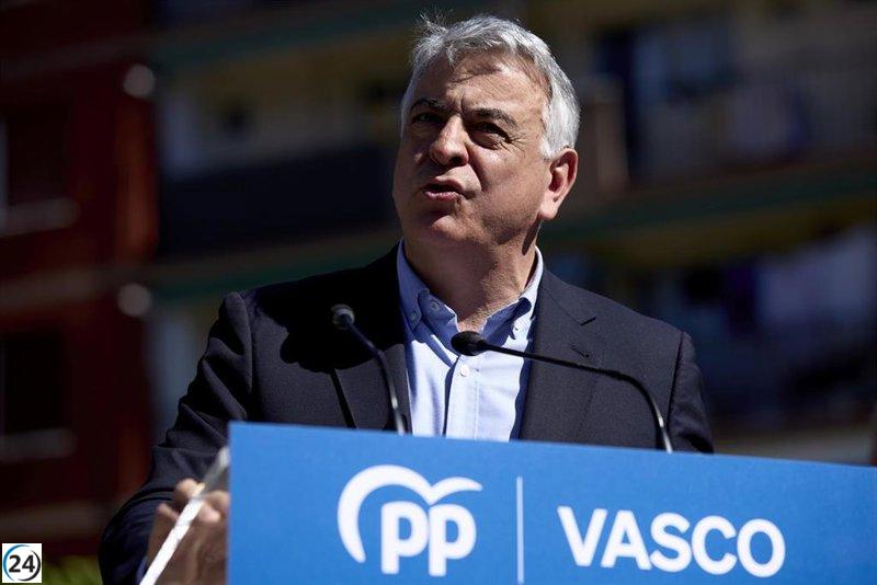 PP denuncia que la iniciativa de EH Bildu sobre el euskera en el empleo público es una confrontación entre grupos nacionalistas.