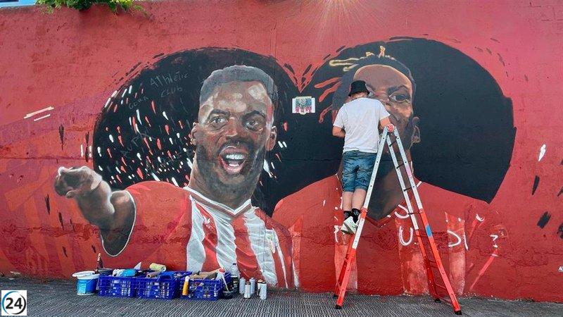 El Athletic Club apoya la rehabilitación del mural de los Williams.