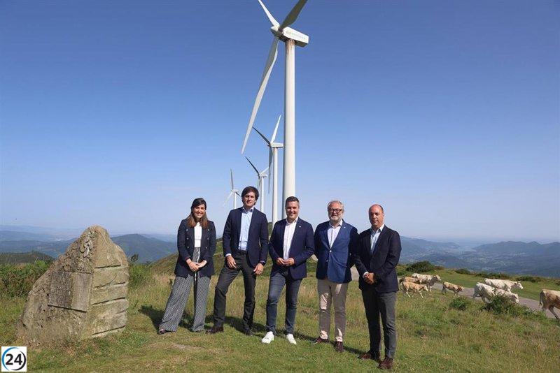 Gobierno e Iberdrola destinan 59 millones al nuevo parque eólico Labraza en Oión, el primero en 20 años en Euskadi.
