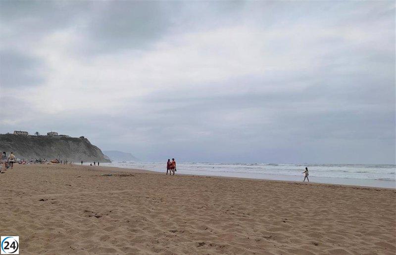 Sábado en Euskadi: lluvias en el norte y cielos mixtos en el sur con mejoras vespertinas.