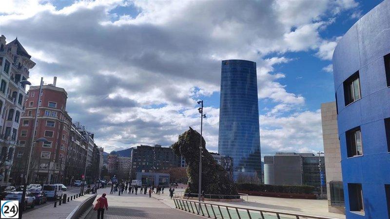 Lluvias ligeras en el norte de Euskadi; el sur permanece seco.