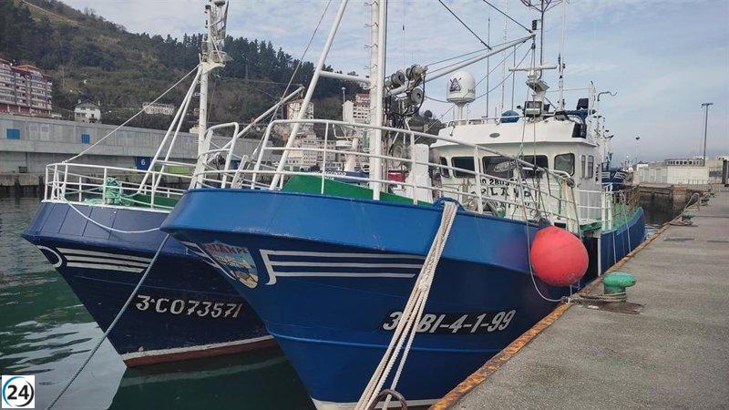 Gobierno Vasco lanza apoyo financiero para pescadores afectados por la detención de la pesca del jurel.