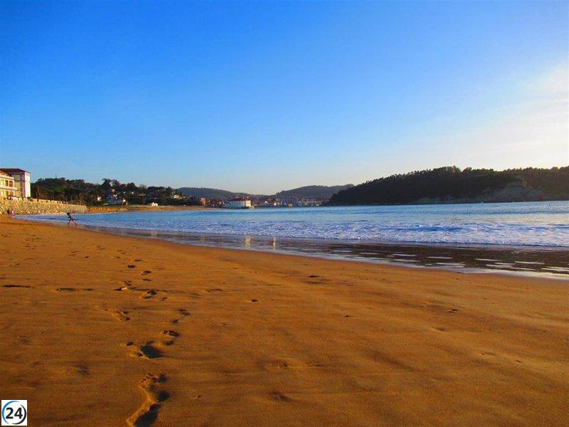 Medusas inundan las playas de Laidatxu, Laida y Laga en Bizkaia.