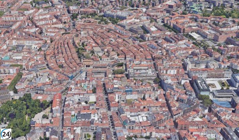 La intrusión de polvo del Sahara deteriora el aire en Vitoria-Gasteiz.