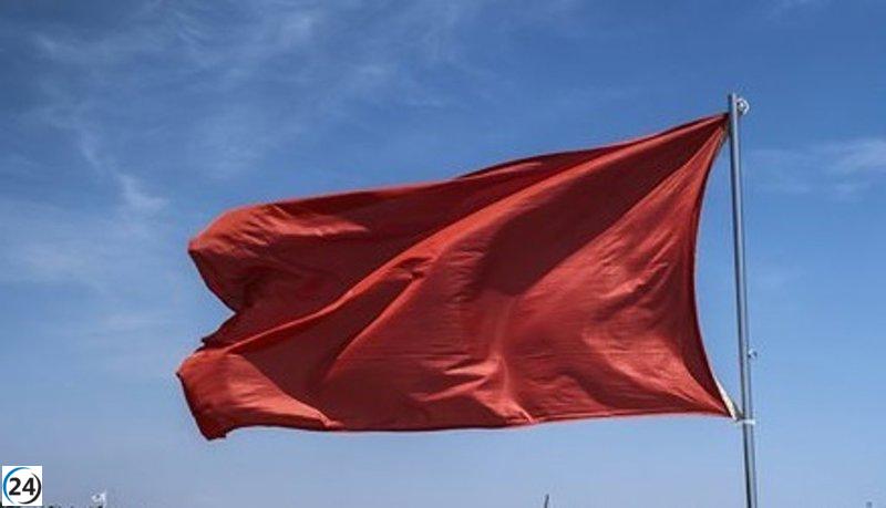 Dos playas de Bizkaia con bandera roja este domingo, pero sin medusas en la costa.