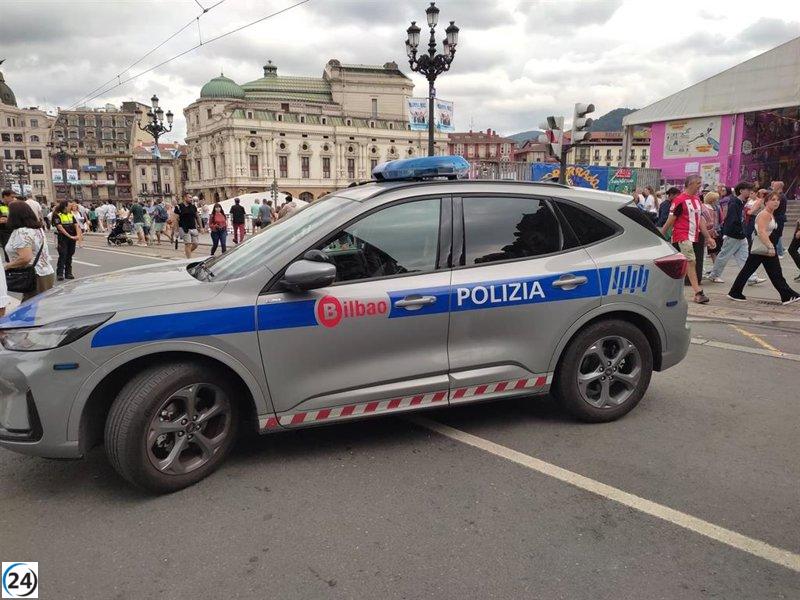 Detenciones durante la cuarta noche de Aste Nagusia en Bilbao: dos arrestados por agredir a agentes municipales.