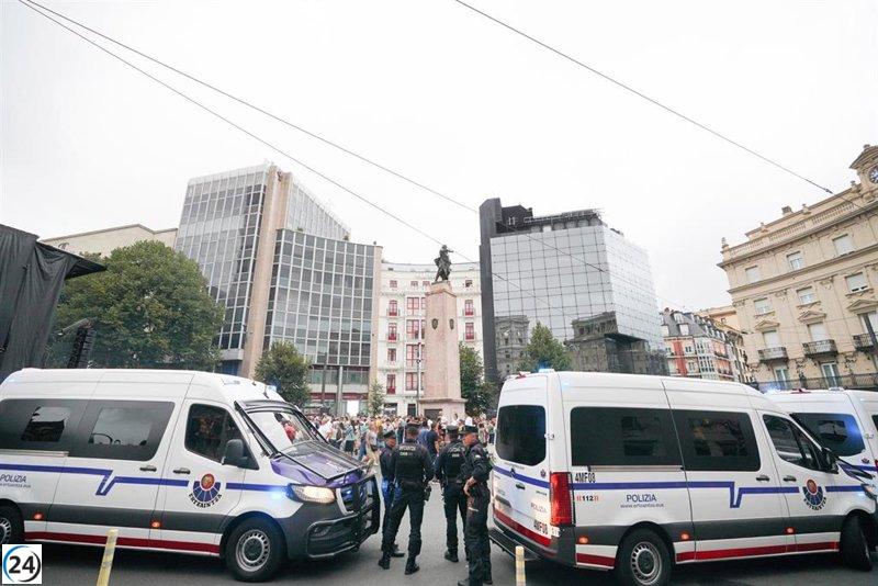 24 arrestos en la séptima noche de Aste Nagusia en Bilbao, incluyendo 4 por delitos sexuales y 1 por violencia de género.