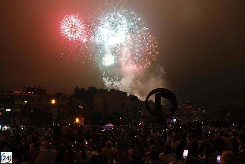 Caffero de Países Bajos triunfa en el XXXIII Concurso Internacional de Fuegos Artificiales de Bilbao.