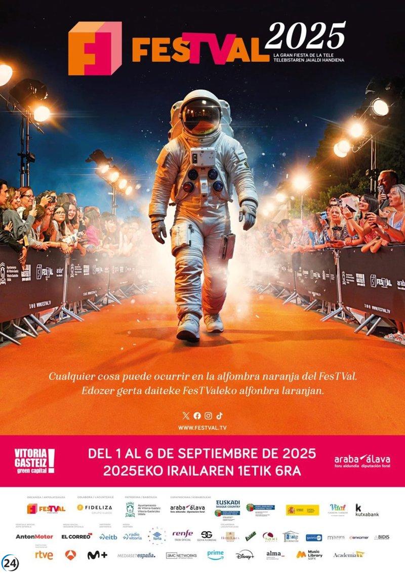 El FesTVal llega a Vitoria-Gasteiz la semana próxima con los grandes estrenos de la televisión.