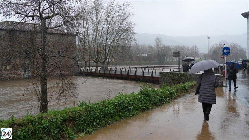 Frente frío traerá lluvias intensas y temperaturas bajo 25 grados a Euskadi.