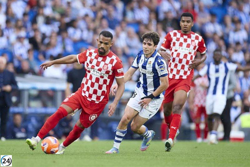 Yangel Herrera, mediocampista del Girona FC, se une a la Real Sociedad hasta 2030.
