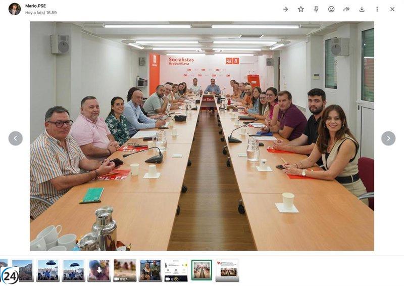 PSE-EE critica el lenguaje beligerante de la derecha ante la inmigración de malienses en Vitoria.