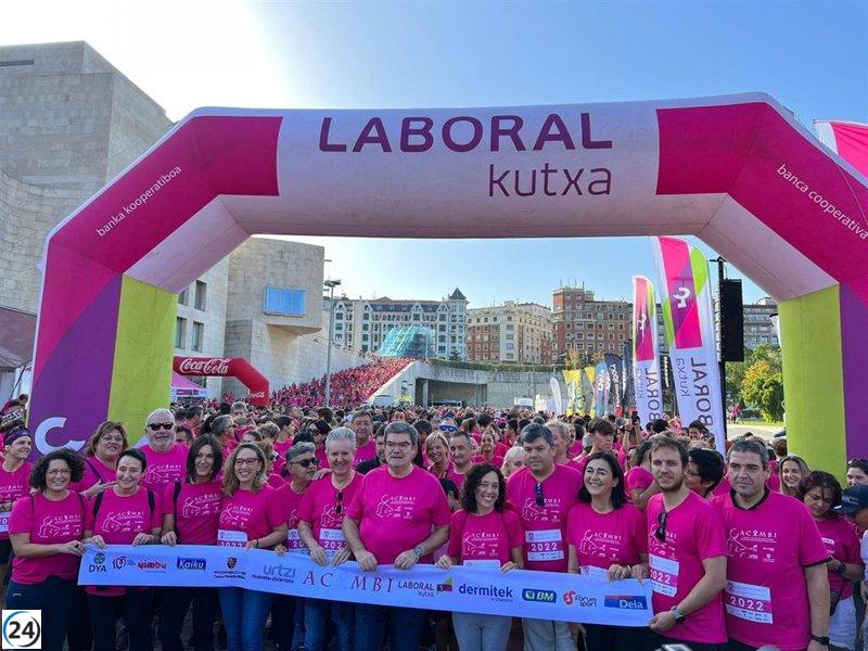 5.000 corredores se inscriben para la carrera benéfica contra el cáncer de mama en Bilbao el 5 de octubre.