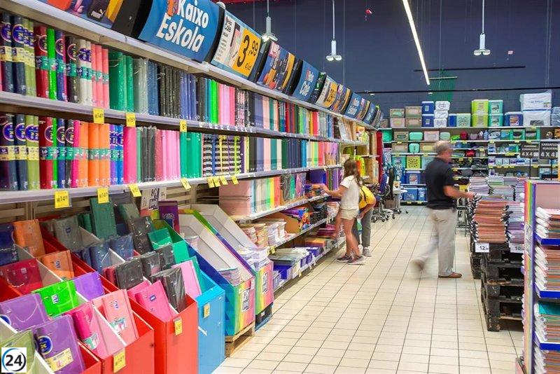 Aumento del 13% en el gasto familiar en septiembre debido al regreso a clases.