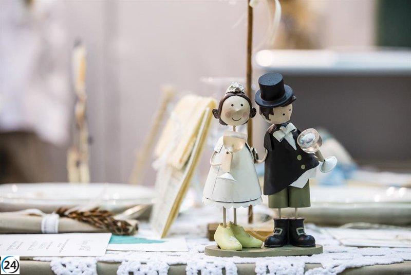 Euskadi experimenta un aumento del 16,8% en matrimonios durante el primer trimestre de 2025, alcanzando un total de 1.247.