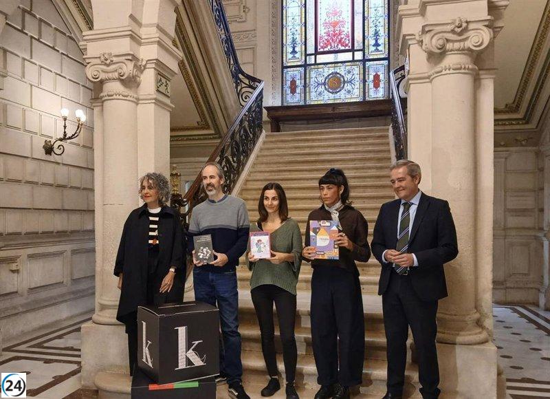Premios Euskadi de Literatura 2025: Reconocidos Unai Elorriaga, Karmele Mitxelena y Maite Rosende.