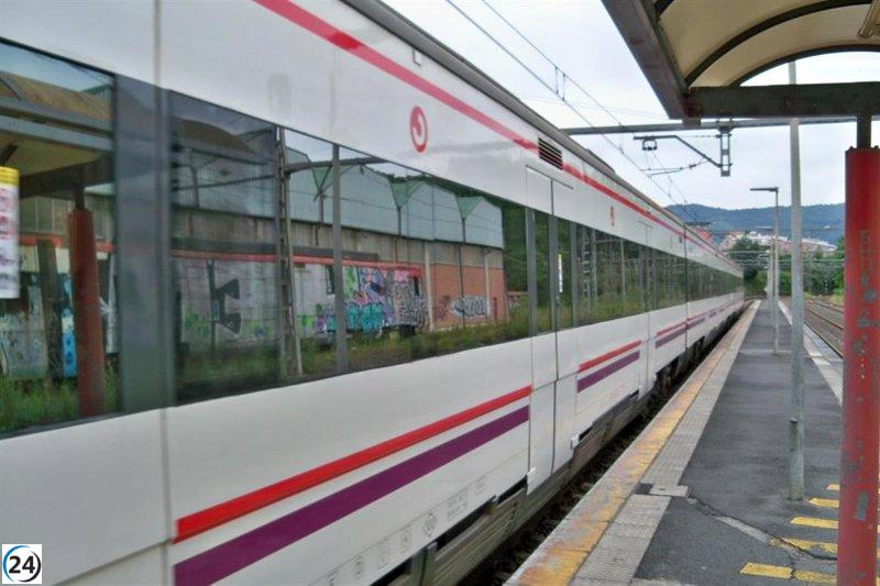 Renfe restablece horarios regulares entre Bilbao y Santurtzi en días de semana desde este miércoles.