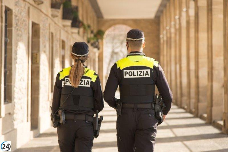 Joven de 22 años detenido tras atacar a la policía por no llevar cinturón en Vitoria.