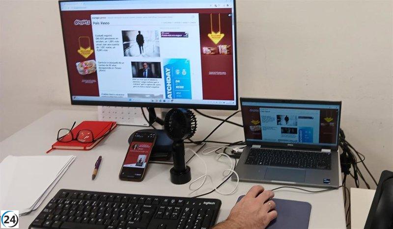 Casi el 90% de los adultos en Euskadi están en línea en 2025.