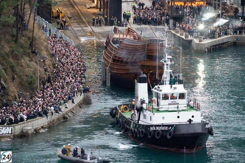 El Lehendakari destaca que la nao San Juan representa nuestra identidad y aspiraciones.