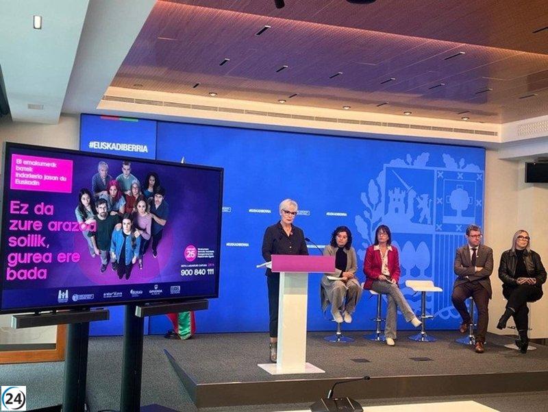 Emakunde lanza su campaña del 25N enfocándose en la responsabilidad compartida.