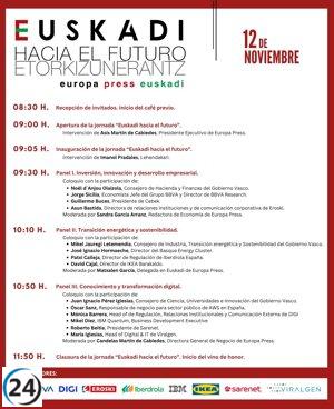 Encuentro de Europa Press en Euskadi centrado en inversión, energía y digitalización.