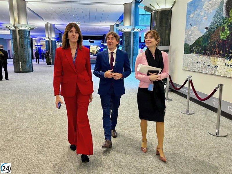 Andueza solicita a la UE en Bruselas un compromiso firme con Palestina para lograr una paz duradera y establecer dos Estados.