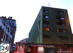 Incendio en Barakaldo deja cuatro heridos, uno de ellos de gravedad.