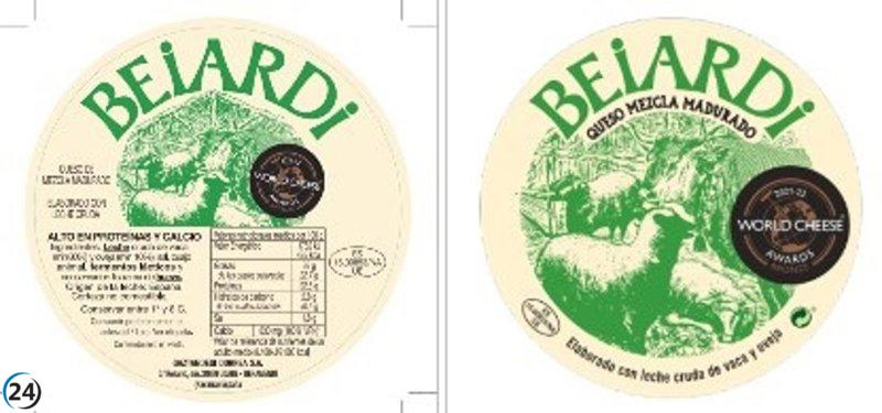 Alertan sobre Listeria en queso madurado de leche cruda de marcas reconocidas.