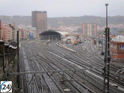El TAV va a entrar a Bilbao por un túnel desde el Nervión, a la altura de Basauri, hasta la estación enterrada de Abando